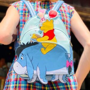 Exclusive - Winnie the Pooh 95th Anniversary Triple‎ Pocket Mini Backpack